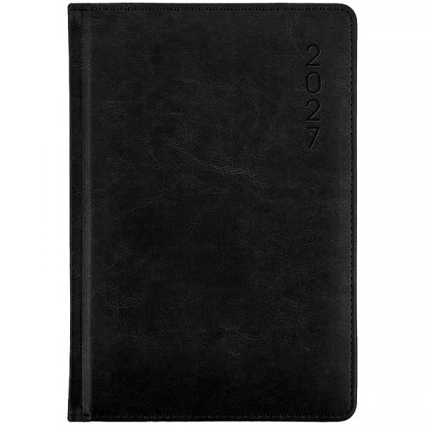 Щоденник 2027 Classic Lux, 145*210, слп/т чорний