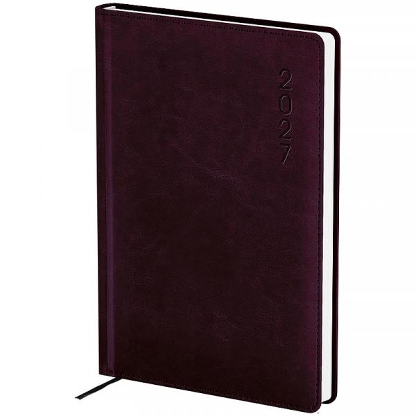 Щоденник 2027 Classic Lux, 145*210, слп/т коричневий