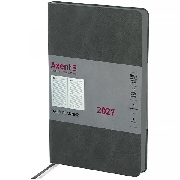 Щоденник 2027 Partner Soft Cloud, 145*210, сірий