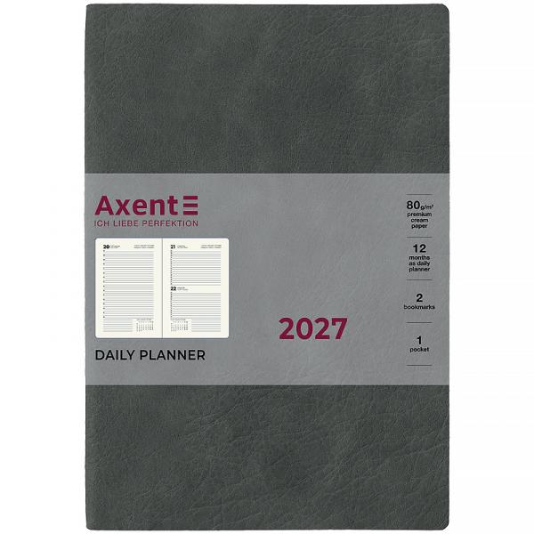 Щоденник 2027 Partner Soft Cloud, 145*210, сірий