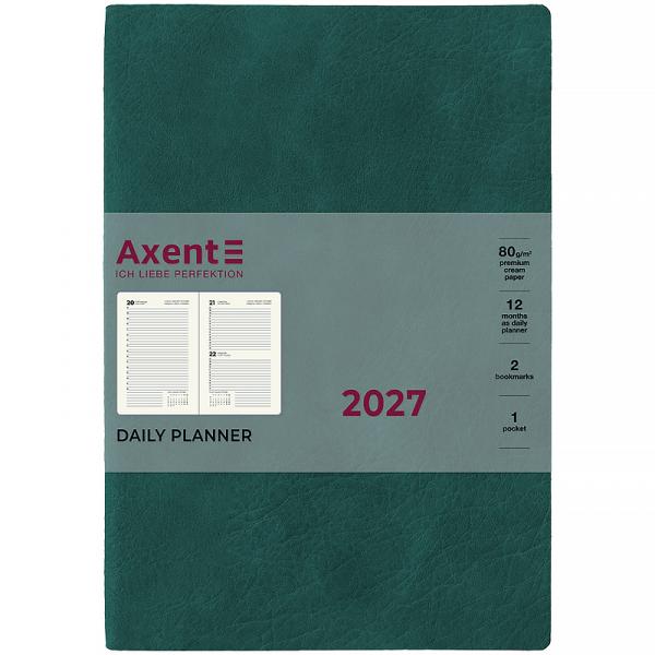Щоденник 2027 Partner Soft Cloud, 145*210, смарагдовий