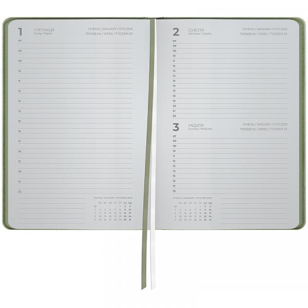 Щоденник 2027 Partner Soft Cloud, 145*210, салатовий