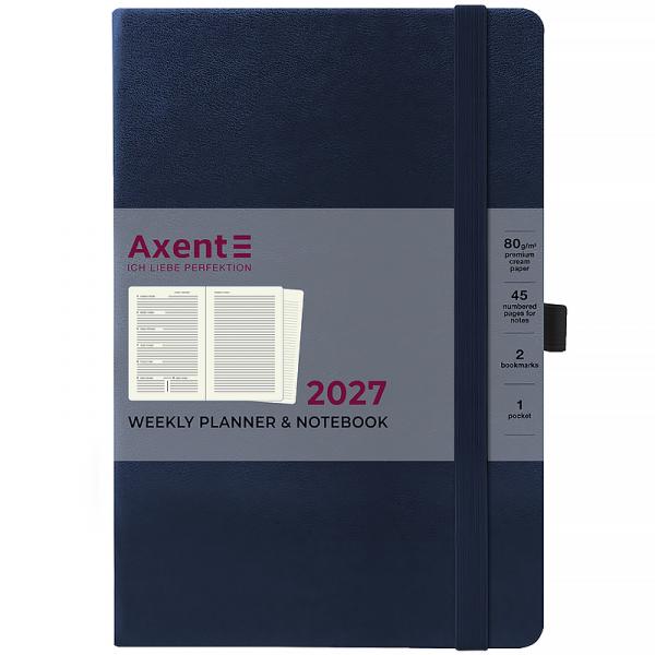 Щотижневик 2027 Prime Strong, 145*210, синій
