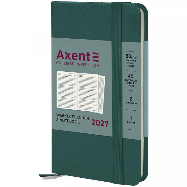 Щотижневик 2027 Pocket Strong, 90*150, малахітовий