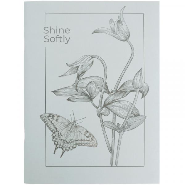 Зошит для записів А4 96 арк., кліт., Shine softly