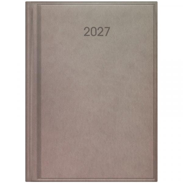 Щоденник 2027 Стандарт Torino слп/т темно-бежевий