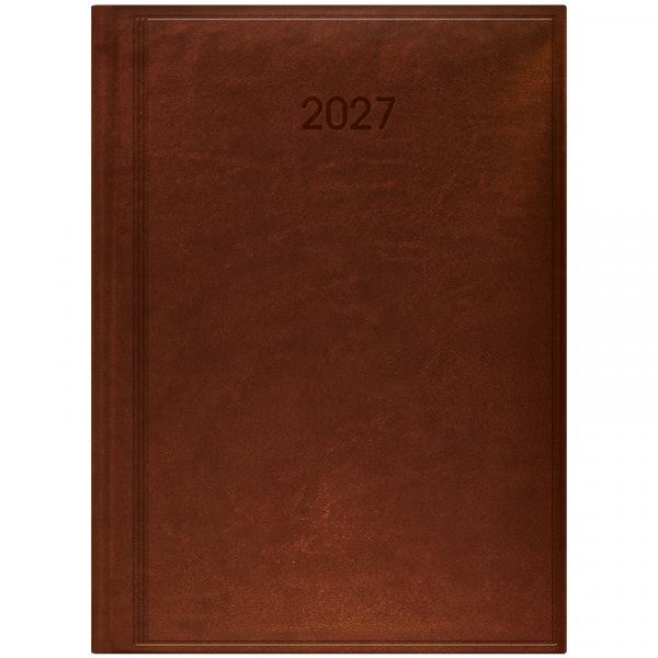 Щоденник 2027 Стандарт Torino Metallic слп/т коричневий