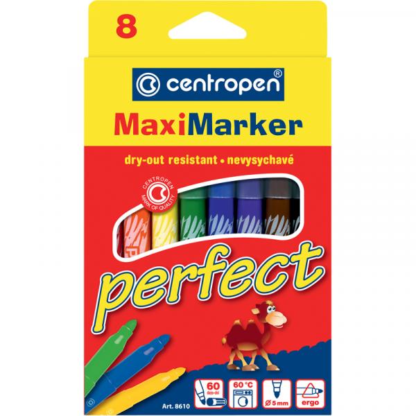 Фломастери 8610 Perfect Maxi, набір 8 шт.