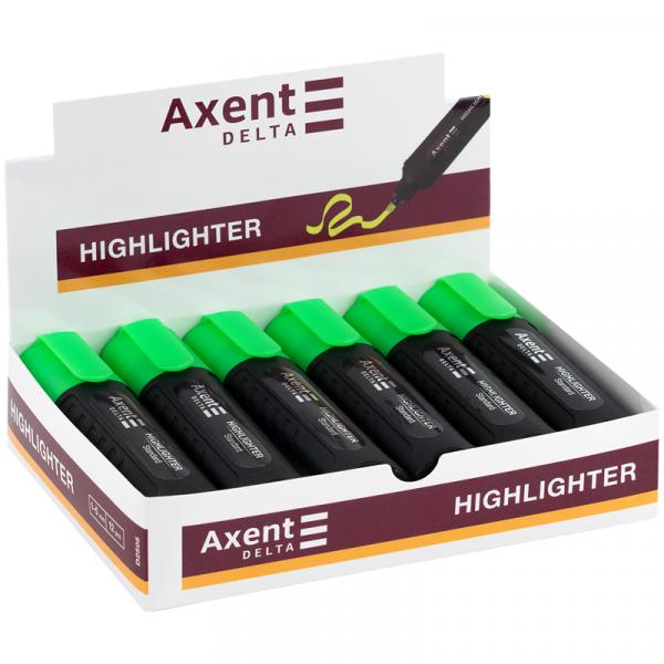 Маркер Highlighter Standard D2505, 1-5 мм клиноп. зелений