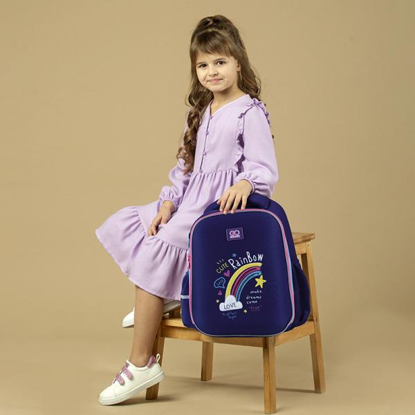 Рюкзак GoPack Education напівкаркасний 165M-1 Cute Rainbow