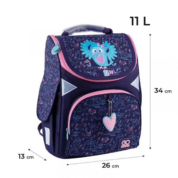 Рюкзак GoPack Education каркасний 5001S-2 Pretty Owl