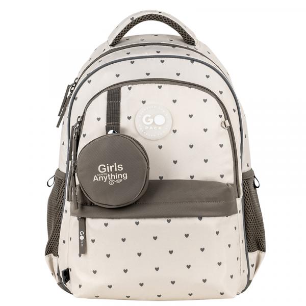 Рюкзак GoPack Education 182M Beige Polka Dots
