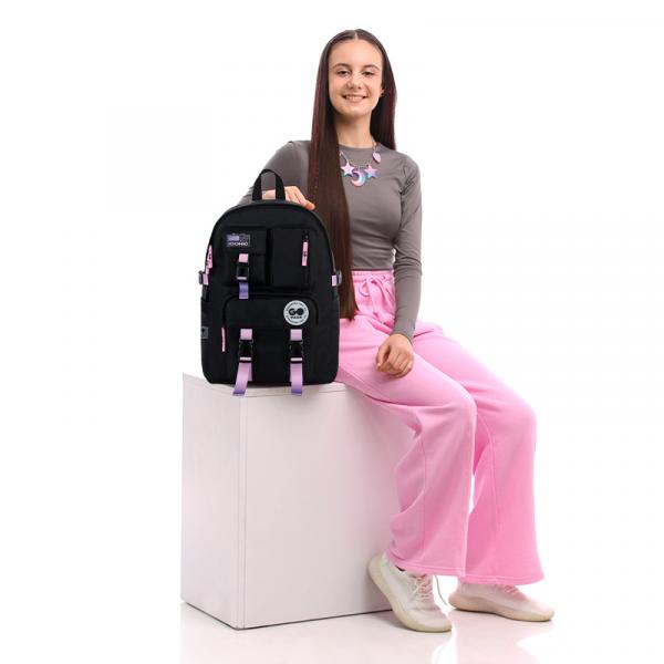 Рюкзак GoPack Education Teens 2500L чорний, градієнт