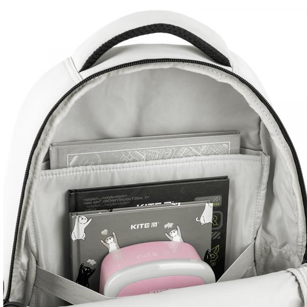 Рюкзак GoPack Education 183 світло-сірий