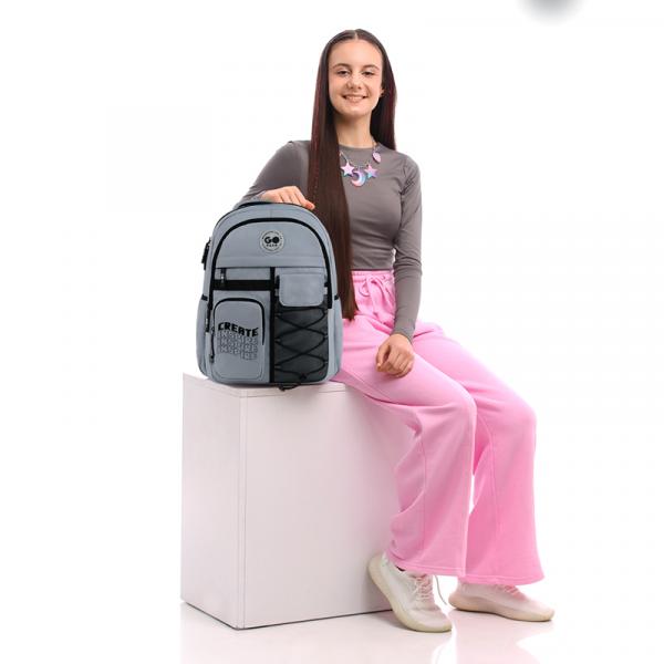 Рюкзак GoPack Education Teens 184 сірий