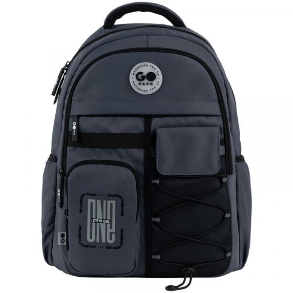 Рюкзак GoPack Education Teens 184 темно-сірий