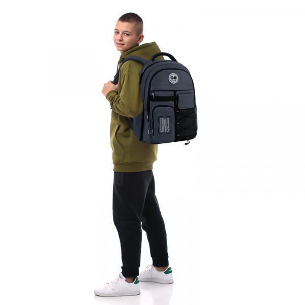 Рюкзак GoPack Education Teens 184 темно-сірий