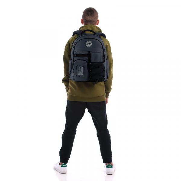 Рюкзак GoPack Education Teens 184 темно-сірий