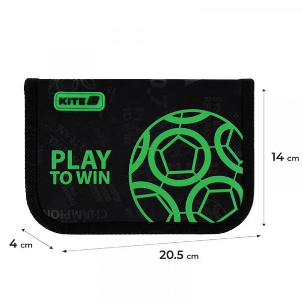 Пенал Kite 1 від., 1 відв., без наповнення 621 Play&Win