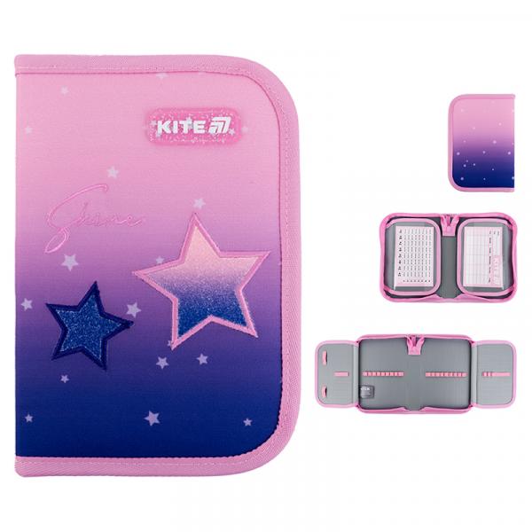 Набір рюкзак + пенал + сумка для взуття Kite 555 Sparkling