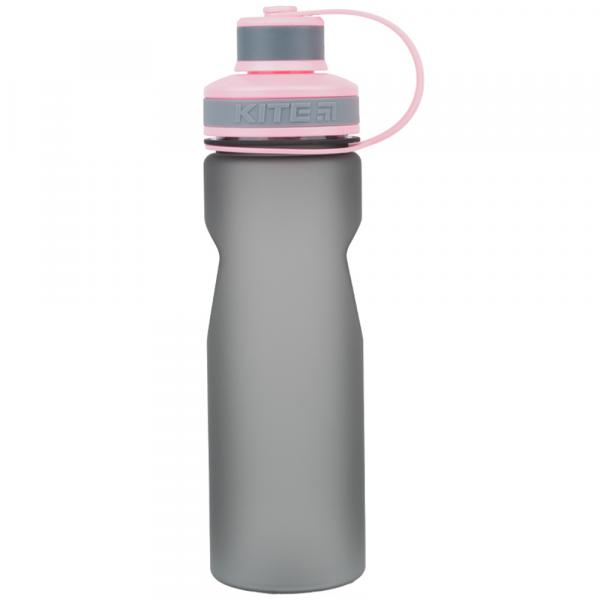 Пляшечка для води, 700 мл, сіро-рожева