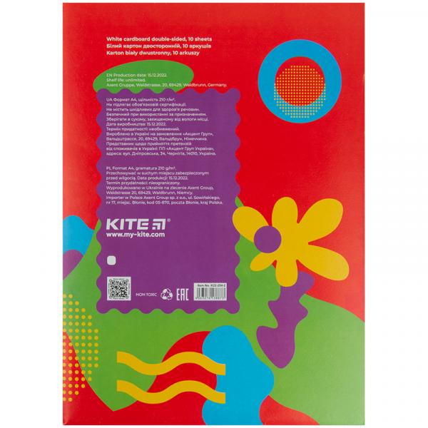 Картон білий (10арк), A4 Kite Fantasy