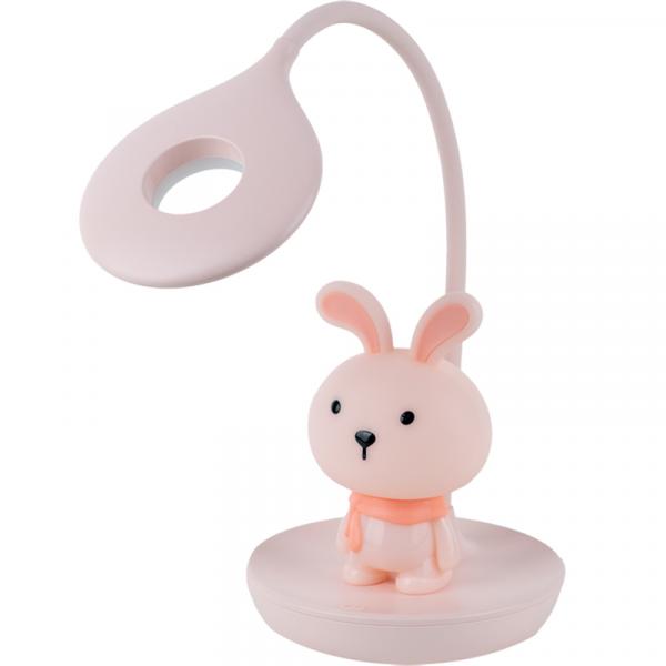 Настільна лампа LED з акумулятором Bunny, рожевий