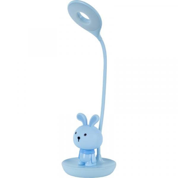 Настільна лампа LED з акумулятором Bunny, блакитний
