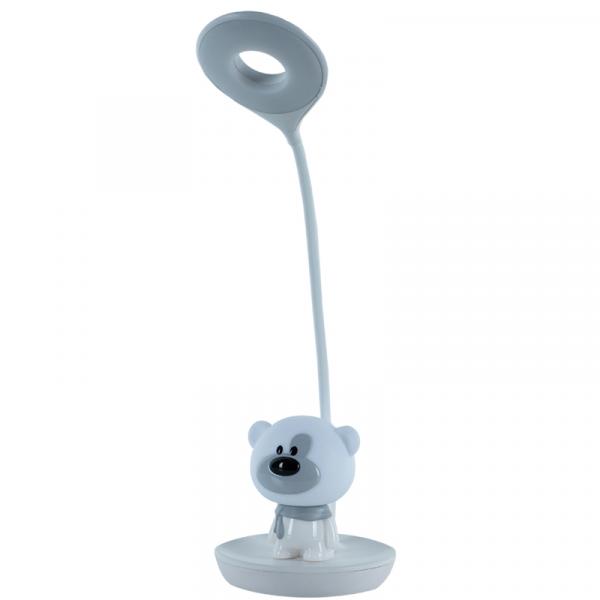 Настільна лампа LED з акумулятором Bear, білий