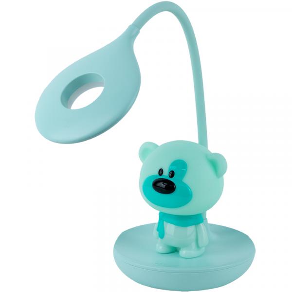 Настільна лампа LED з акумулятором Bear, зелений