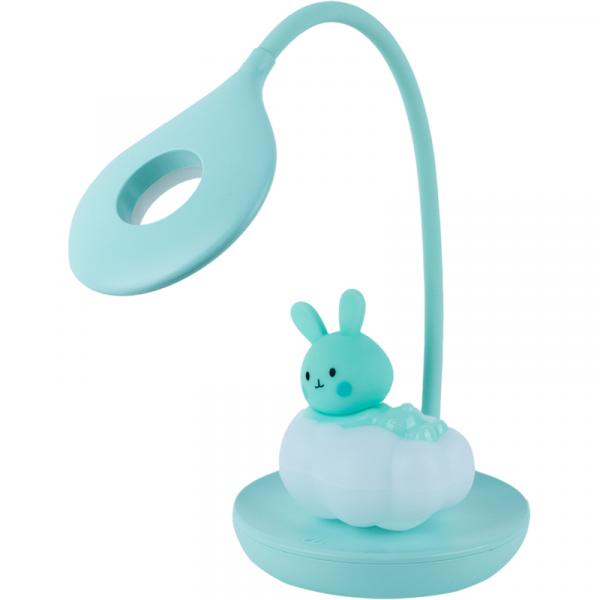 Настільна лампа LED з акумулятором Cloudy Bunny, зелений