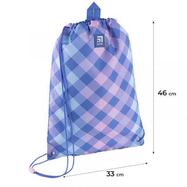 Сумка для взуття Kite 600M Purple Chequer