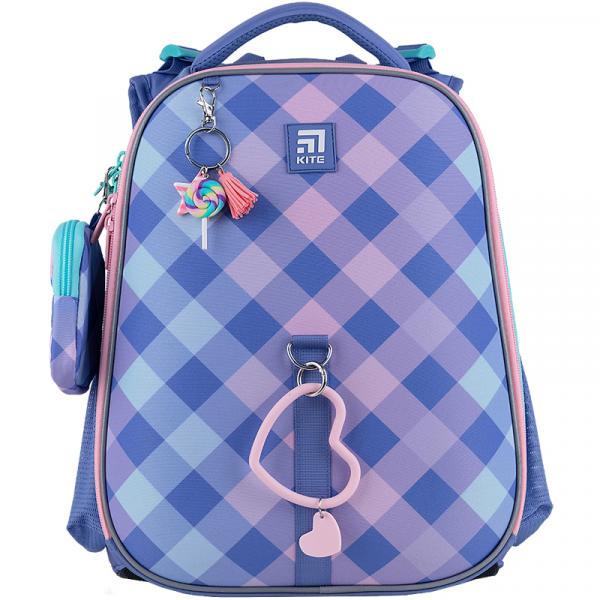 Рюкзак Kite Education каркасний 531 Purple Chequer