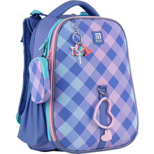 Рюкзак Kite Education каркасний 531 Purple Chequer