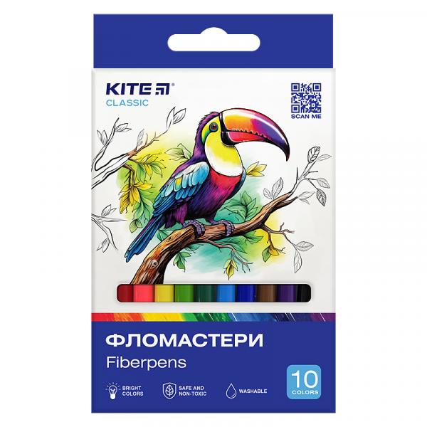 Фломастери, набiр 10 шт. Kite Classic