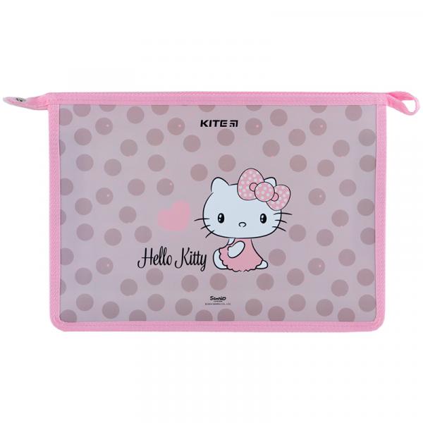 Папка на блискавці A4+, Hello Kitty