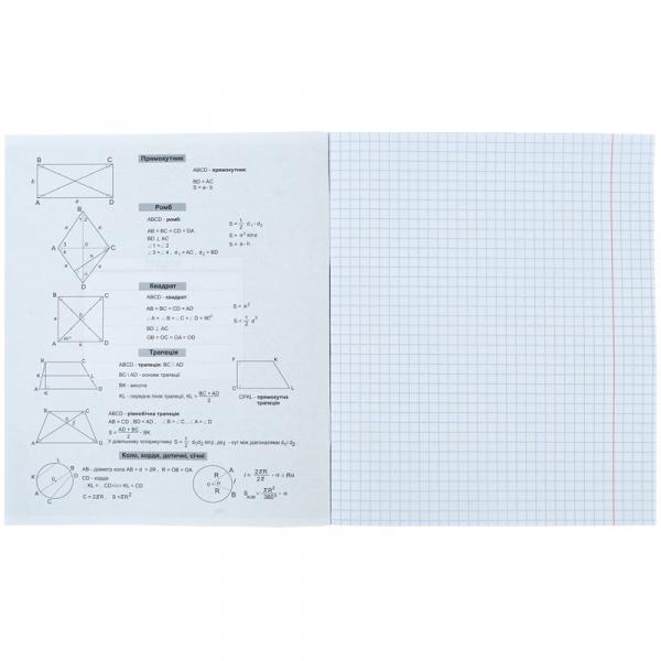 Зошит предметн. 48 арк., кл., УФ лак, Neo, геометрія