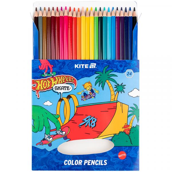 Олівці кольорові, 24 шт. HW