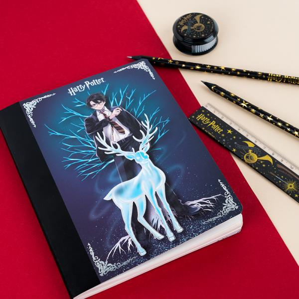 Блокнот з магн. закладкою, А5, 60 арк., кл., HP