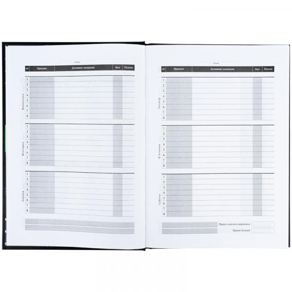 Щоденник шкільний, тверда обкл, CyberRink