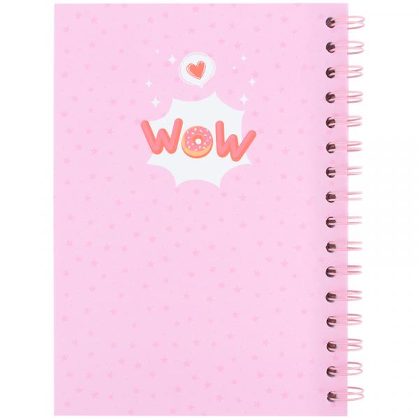 Блокнот на спіралі картонна обкл., А5, 80 арк, кл, Cute 3