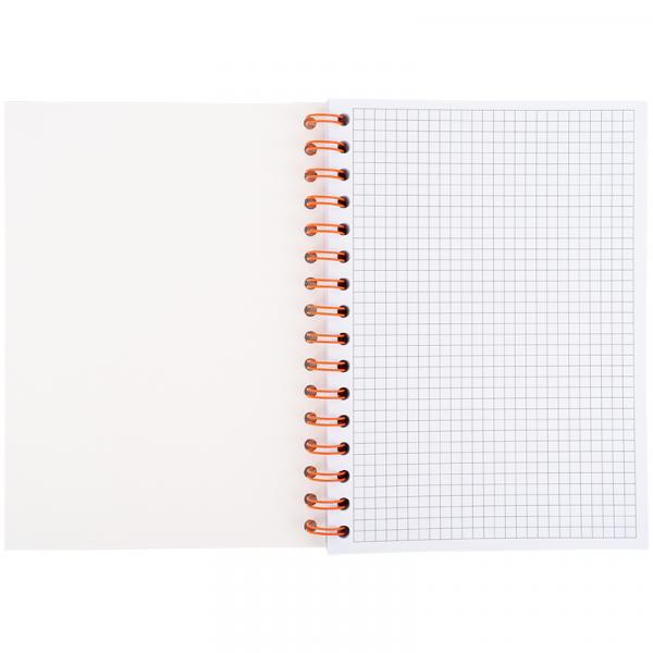 Блокнот на спіралі картонна обкл., А5, 80 арк, кл, Cute 4