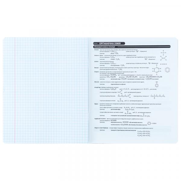 Зошит предметн. 48 арк., кл., фольга+УФ, HP, хімія