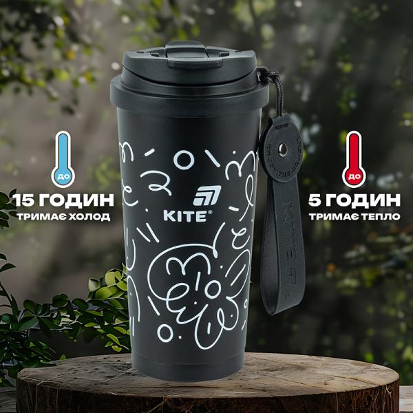 Термокружка 550 мл, чорна