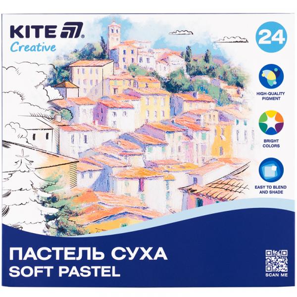 Пастель суха, 24 кольори Creative 
