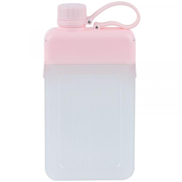 Пляшка для води, 450 мл, рожева