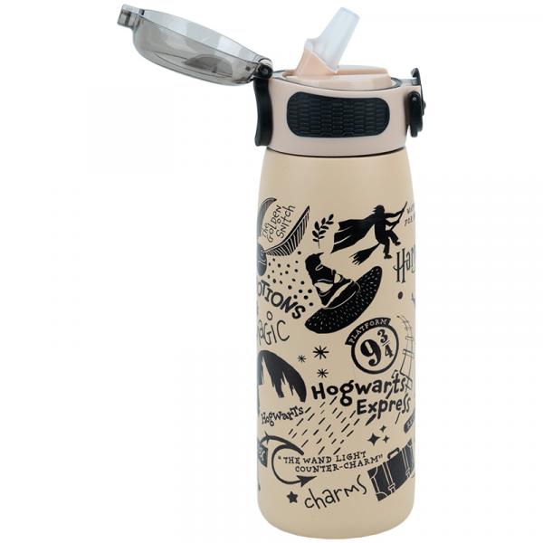 Термос з трубочкою 600мл, HP