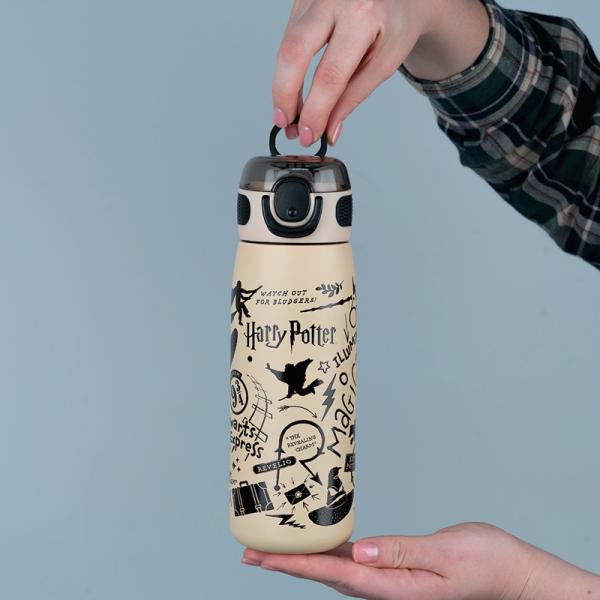 Термос з трубочкою 600мл, HP