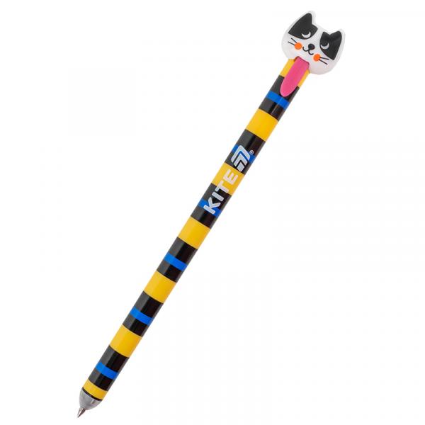 Ручка гелева автоматична "пиши-стирай" Cats, синя