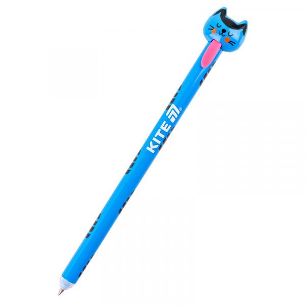 Ручка гелева автоматична "пиши-стирай" Cats, синя